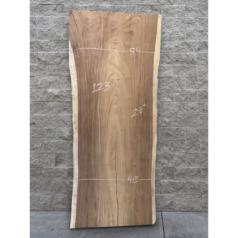 PAPAN KAYU TREMBESI MENTAHAN TOP TABLE SUAR