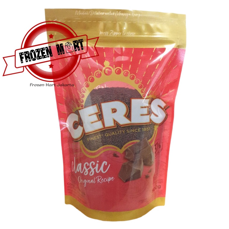 

Best CERES Hagelslag Classic Ziplock 500gr / Meses / Meises Ceres Ready Stock