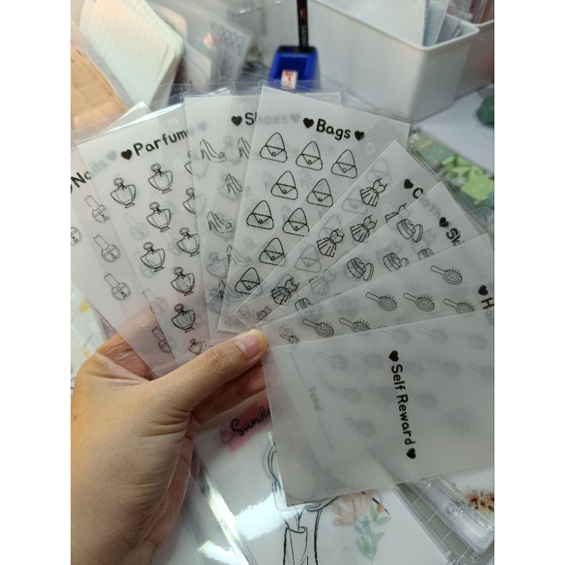 

Amplop saving challenge Self Reward a7 laminasi glossy