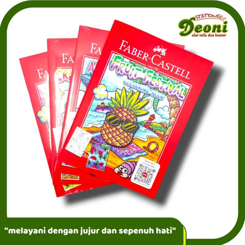 

Faber Castell Coloring Book / Buku Mewarnai 2437