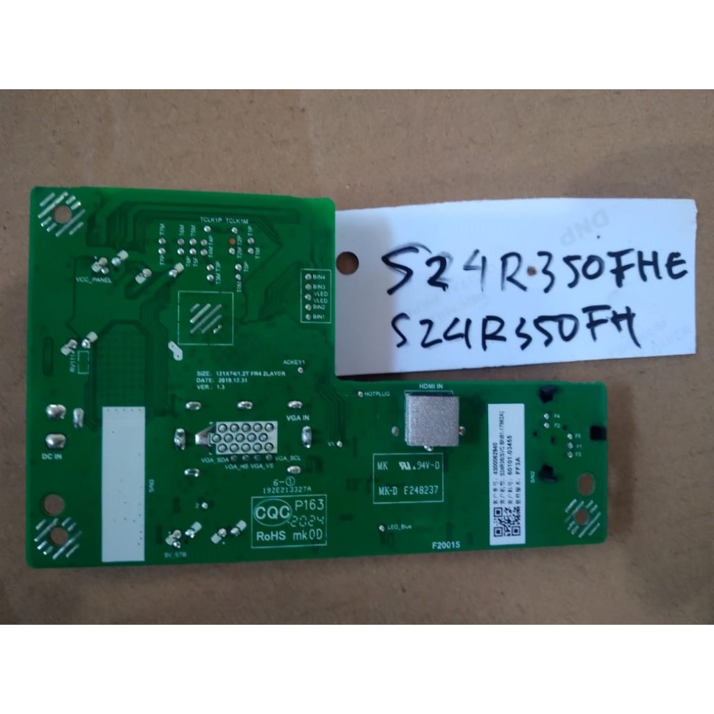 mb mainboard monitor Samsung S24R350FH S24R350FHE S24R350FHEXXD 24 INCH NORMAL