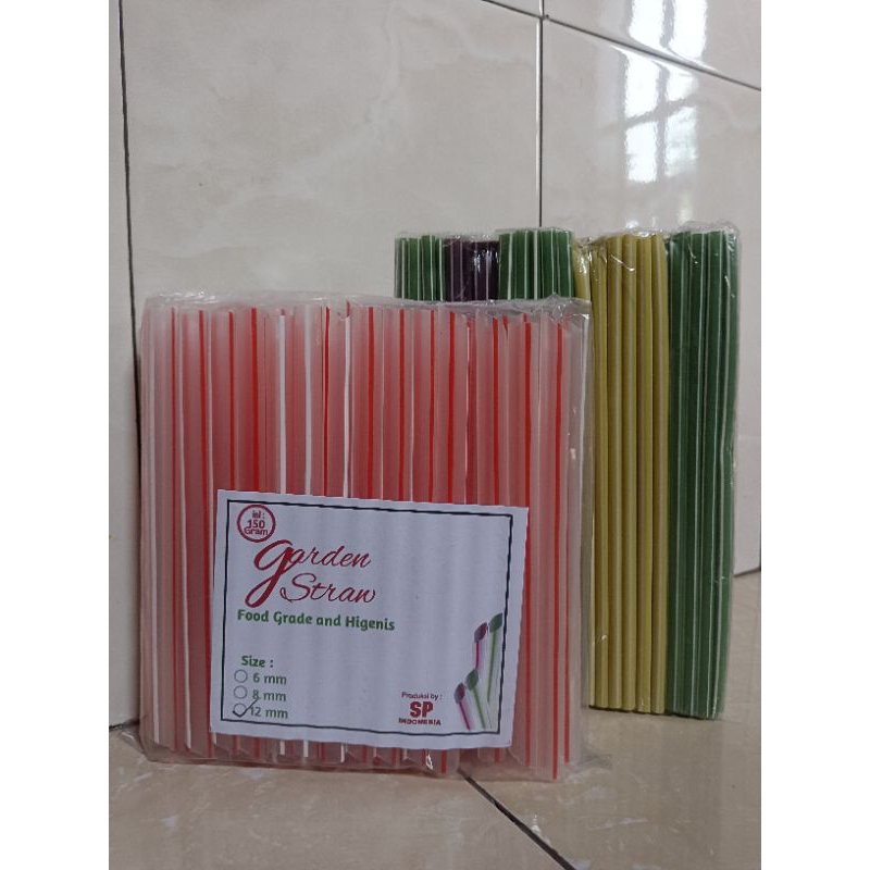 Sedotan Plastik Kecil dan Besar Murah (Sedotan Plastik Warna)