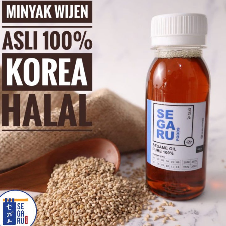 

[KODE SIPBA] Minyak Wijen Korea Asli 100% | Korean Sesame Oil 100% Halal