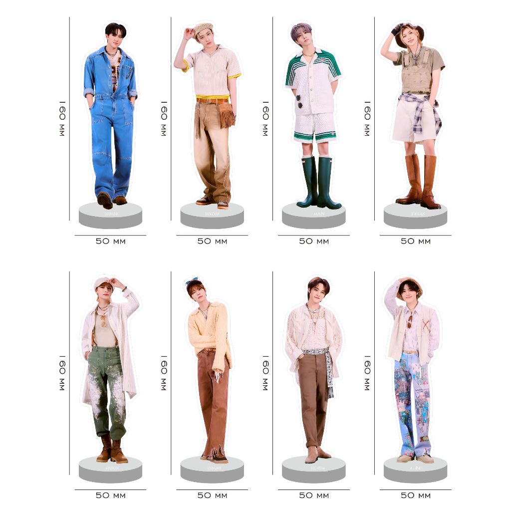 Mini Standee Figure Stray Kids StrayKids Japan Popup Store 2023 Skz