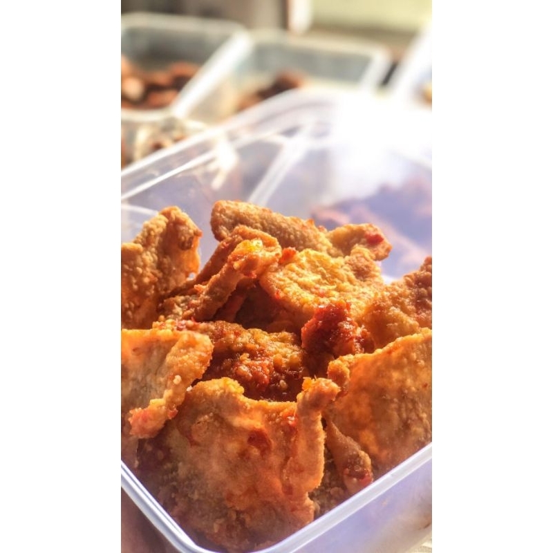 

Kulit ayam crispy balado