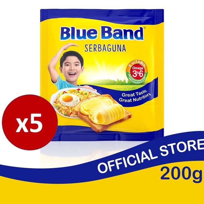 

Laris➚ Blue Band Margarin Serbaguna 200 gr x 5 pcs N71