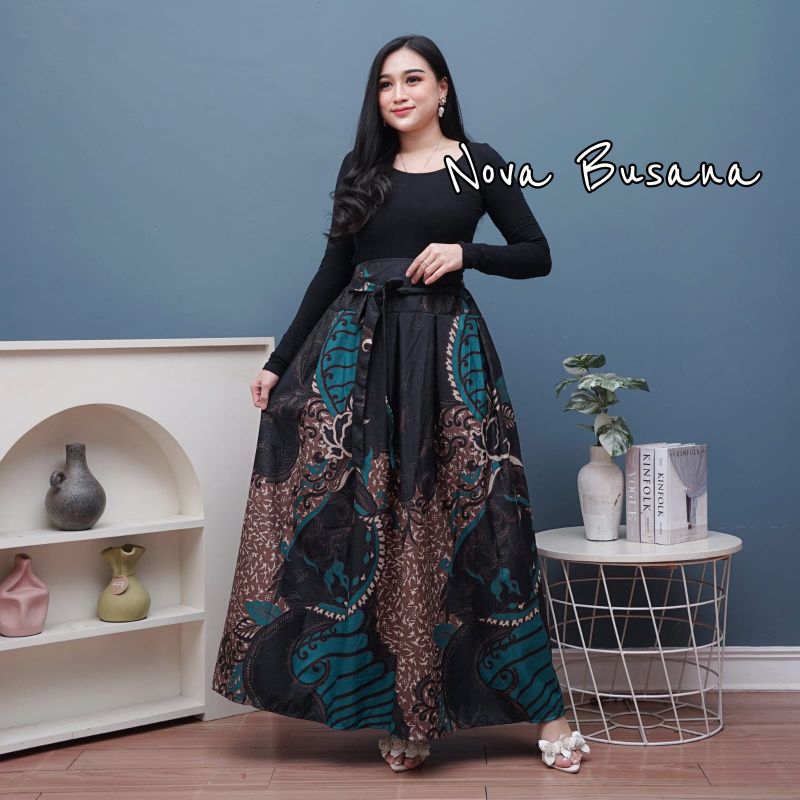 Hemat Rok Batik Panjang Rok Unggul Jaya Rok Payung Rok Batik Muslimah Sarung Wanita Santriwati