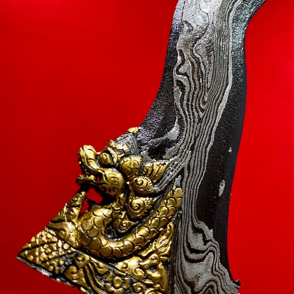 Keris Nogo Siluman Pamor Segoro Muncar Kinatah Emas Paling Dicari