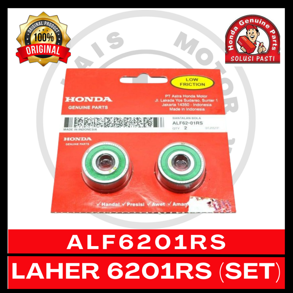 Laher 6201RS Roda dan Gardan ALF6201RS Original AHM