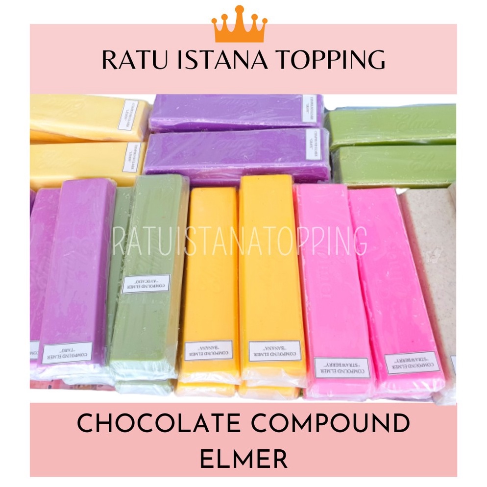 

[❁L20&] ELMER COKLAT BATANG - COKLAT WARNA - COKLAT BLOK - CHOCOLATE COMPOUND-COKLAT BATANG WARNA New Product