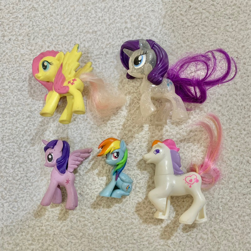 Mainan Anak Perempuan Unicorn Kuda Poni Karet Padat - Preloved