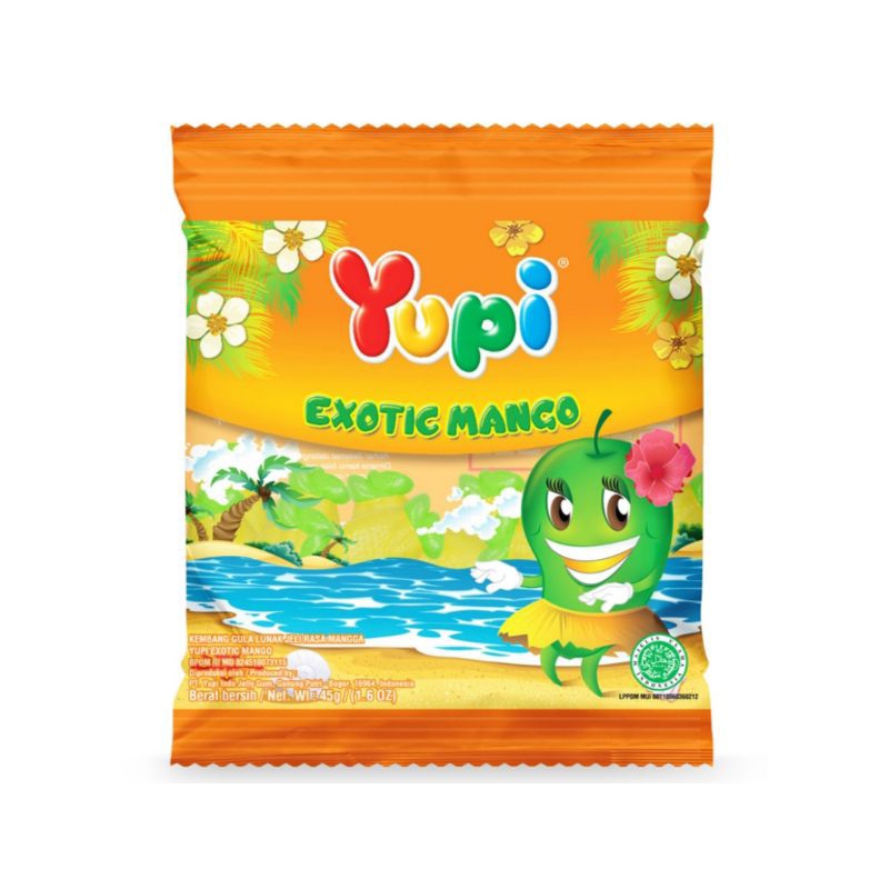 

Yupi Gummy Candies Exotic Mango 45gr