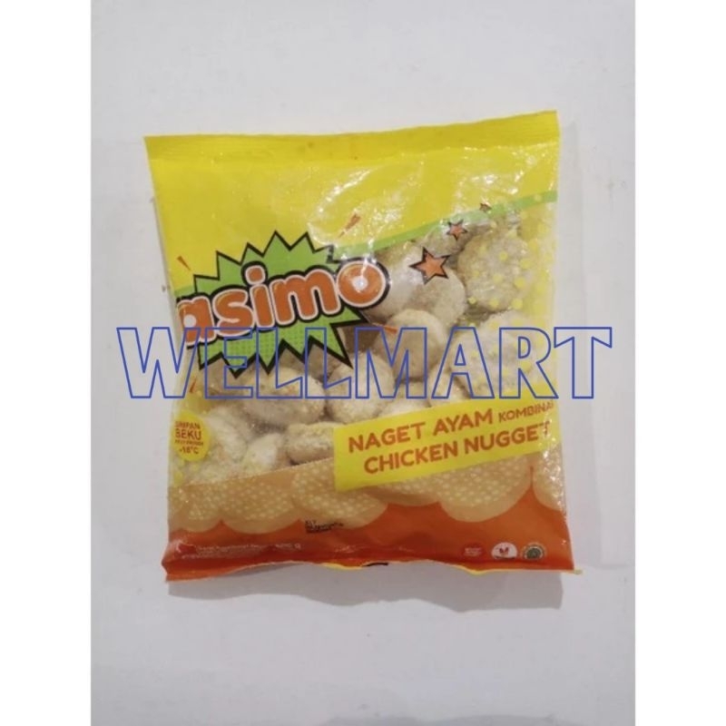 

Asimo Naget Ayam Kombinasi 500gr Halal Chicken Nugget