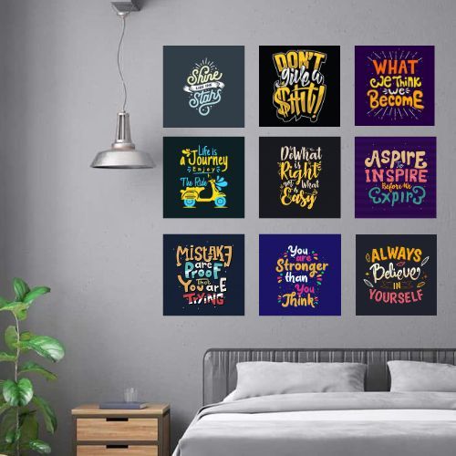 Hiasan Dinding Quotes Motivasi Aesthetic Pajangan Kayu Pajangan Rumah Papan MDF