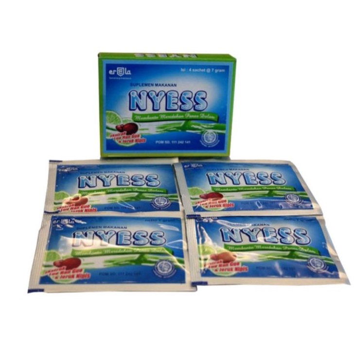 

[KODE PRODUK CFLOM4864] NYESS pack isi 4pcs/ NYESS renceng isi 12pcs