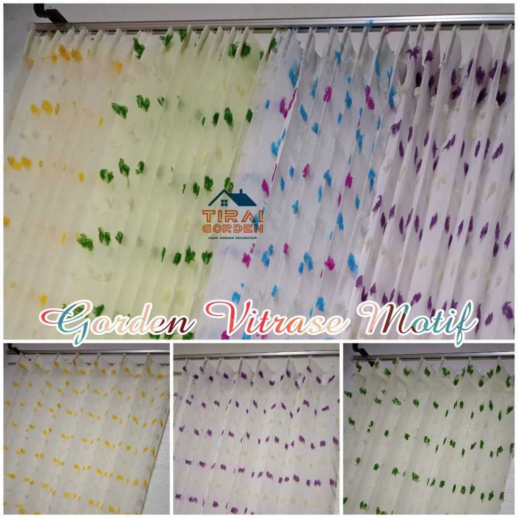 Vitrase Motif Warna Vitrase Gorden Ruby Gorden siang Gorden Dalaman