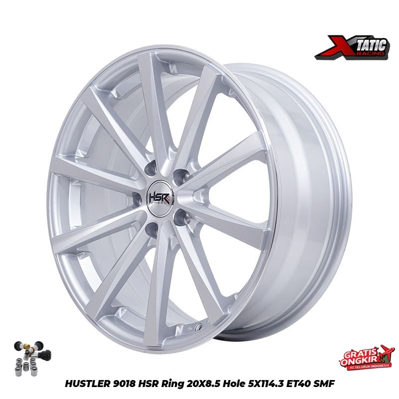 Velg Mobil Hsr Hustler R20 Holle 5x114,3 Untuk Crv Hrv Almaz Zenix Dll
