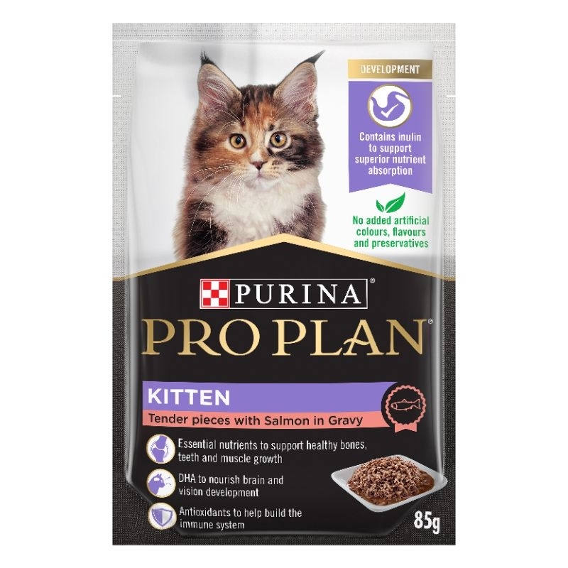 Proplan Sachet kitten salmon & chiken 85g/ Proplan Pouch/ Proplan / wetfood