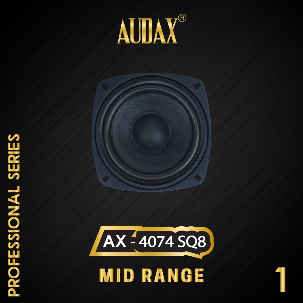 Speaker AUDAX 4" / 4 inch AX 4074 SQ8 Middle Mid Range