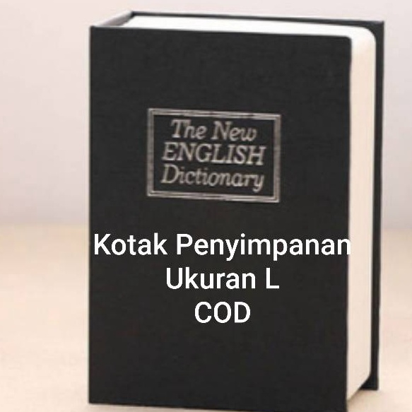 [KODE PRODUK M0JBV7543] Brankas Mini Model Buku Kamus / Brankas penyimpanan uang / Brankas anting / 