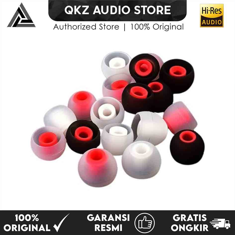 QKZ Silicone Eartips 3 Pairs Universal Replacement Silicone Eartips for IEM