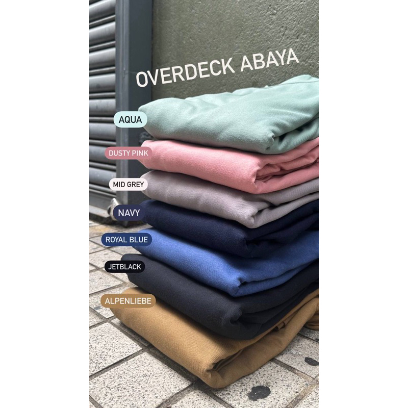 overdeck swabaya sidra abaya gamis jumbo free size sidra