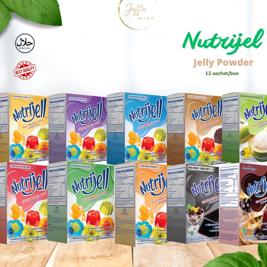 

[KODE PRODUK JZ6SP8177] NUTRIJELL Jelly Powder 10gr (12 Sachet/Box) - ANEKA RASA