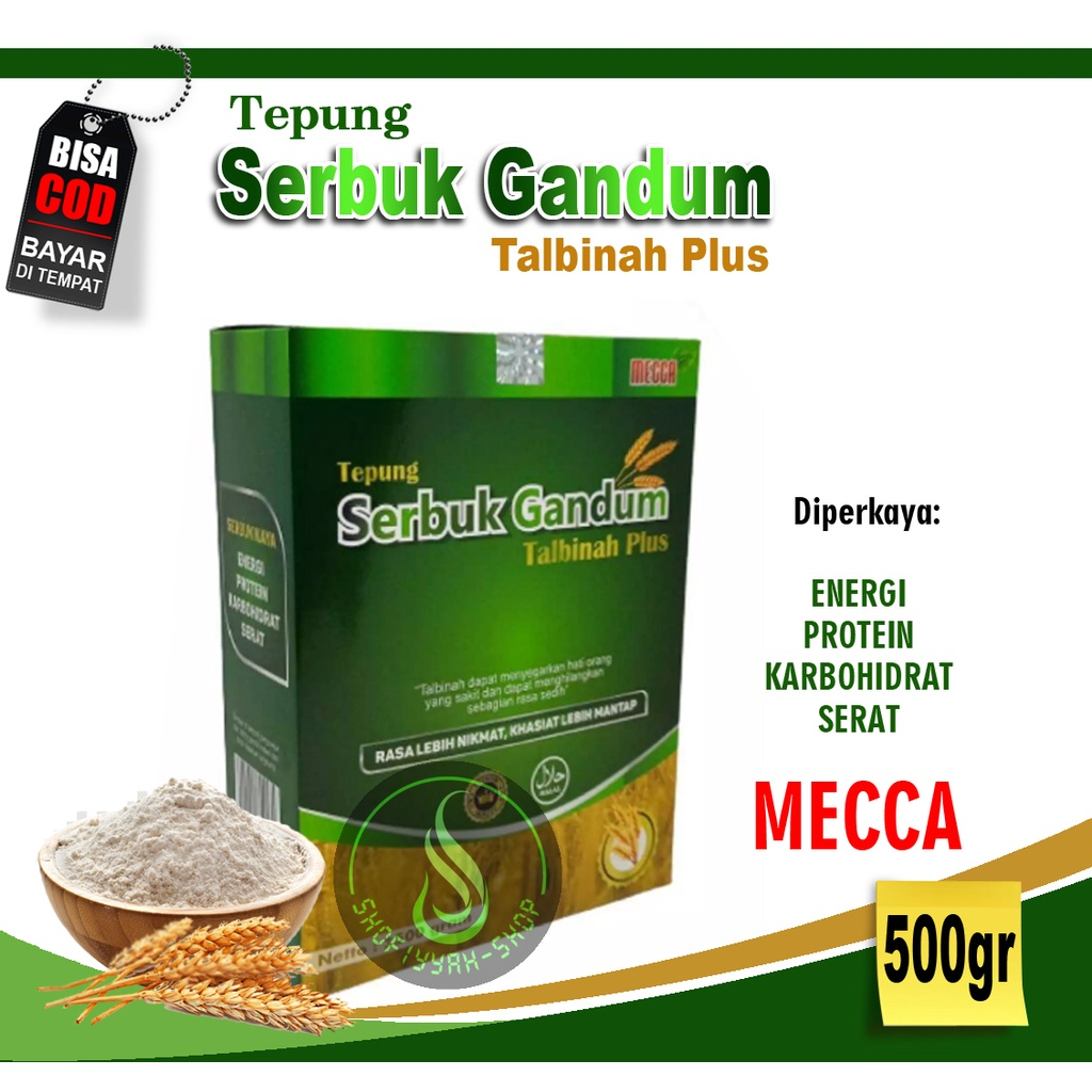 

TEPUNG GANDUM TALBINAH MECCA - BUBUR GANDUM ASAM LAMBUNG, GERD, MAAG