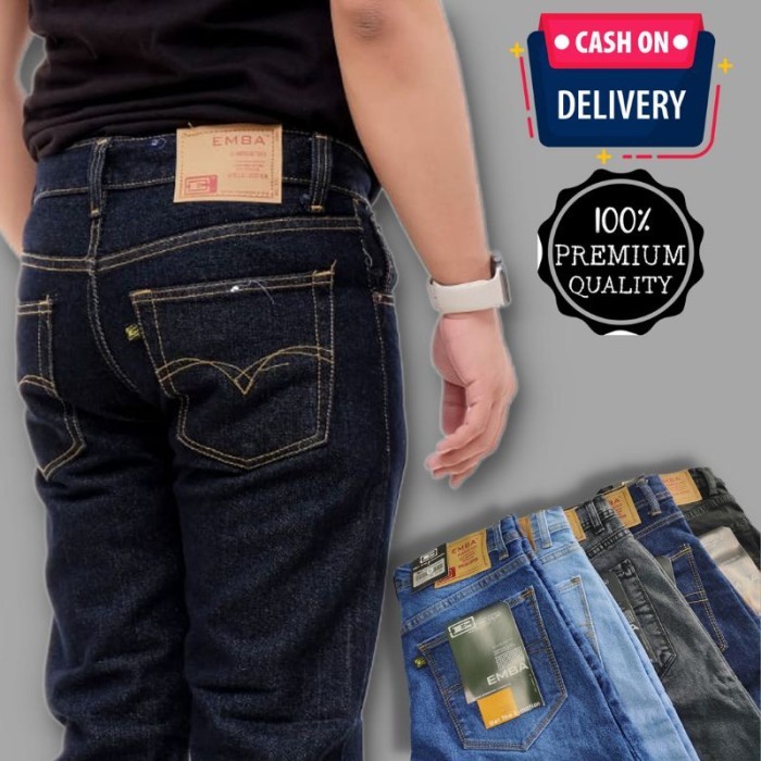 JEANS SLIMFIT PRIA DISTRO STRETCH JUMBO/ JEANS SLIMFIT/ JEANS JUMBO/ CELANA JUMBO