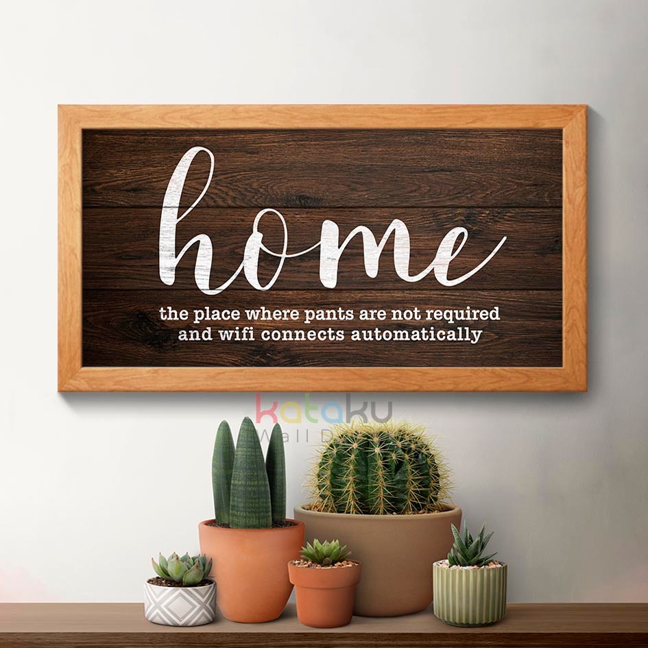 Pajangan Dinding Rumah Tulisan Home Definition Rustic Wall Decor Hiasan Dinding