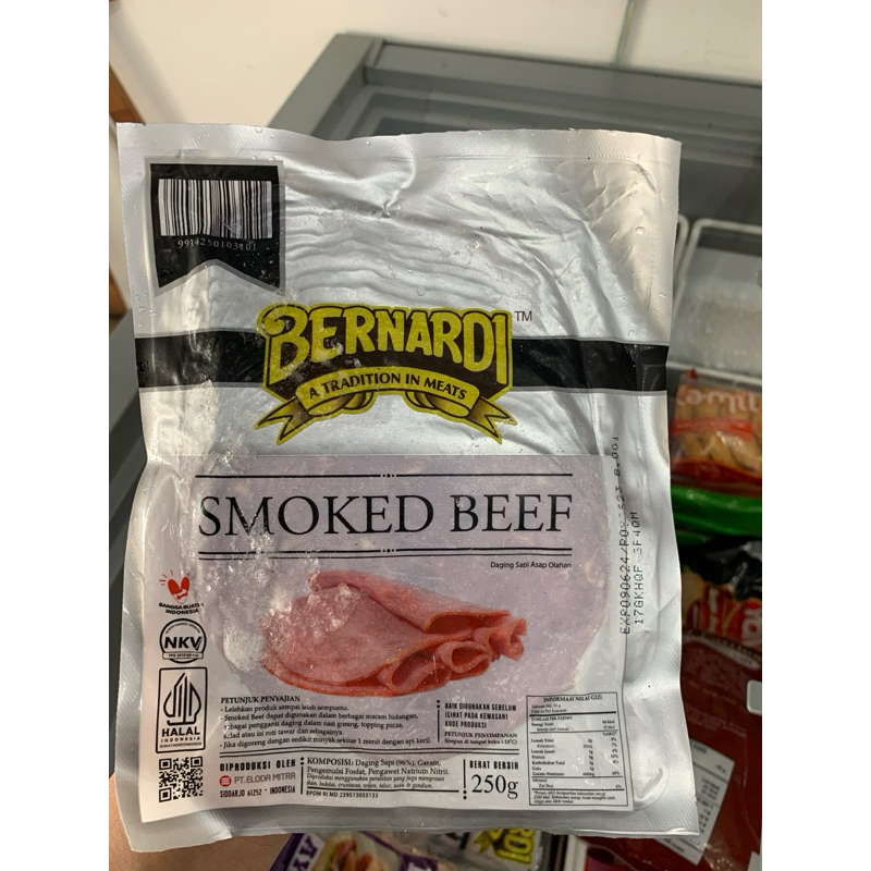 

BERNARDI SMOKED BEEF 250 gram