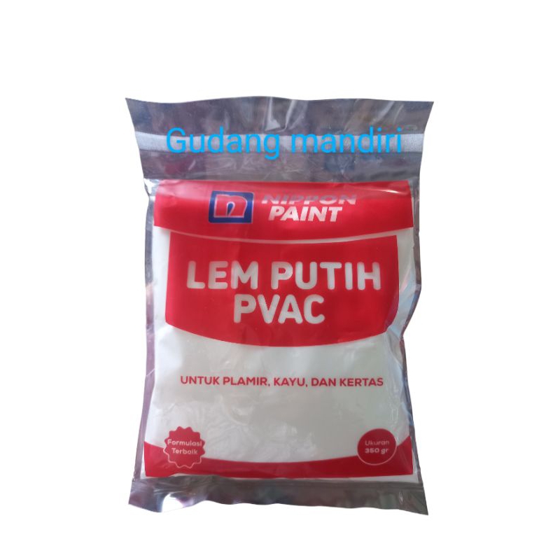 

LEM PUTIH PVAC / LEM KAYU, PLAMIR DAN KERTAS NIPPON PAINT