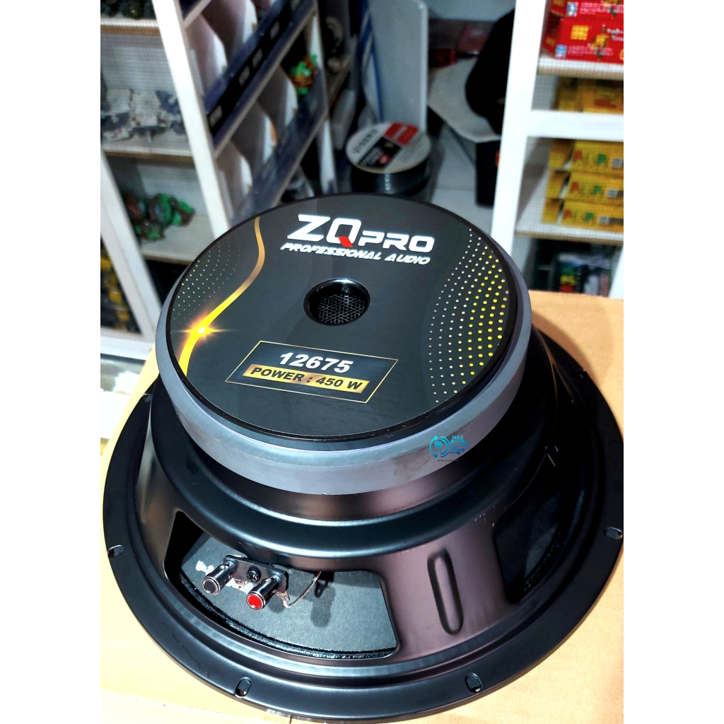 Speaker ZQPRO 12 Inch 12675 New Series Coil 3 Inch Karakter Mid Low 450 Watt