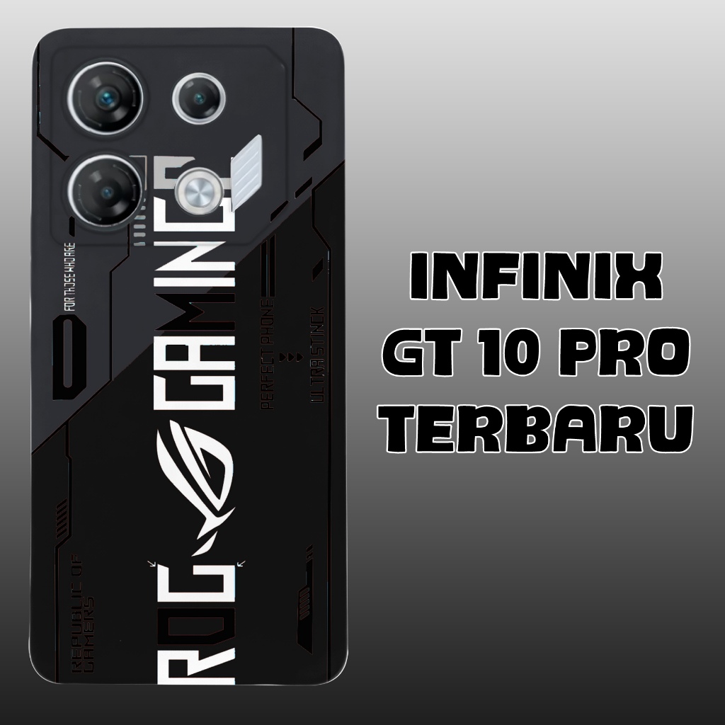 DRK-19 Custome Case INFINIX GT 10 PRO Terbaru Softcase Premium Silicone Lentur Pelindung Handphone