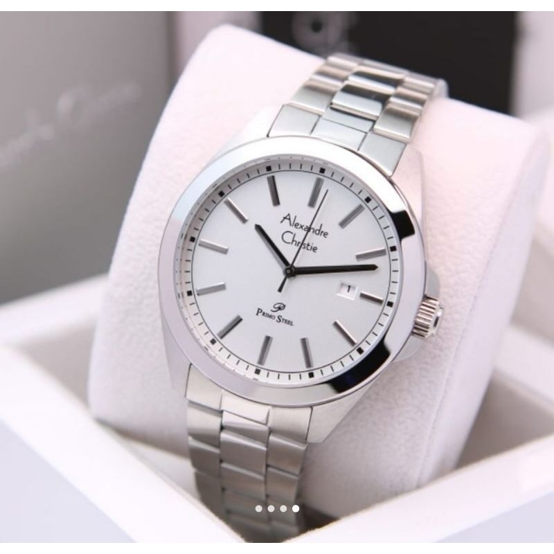 Jam Tangan Pria Alexandre Christie Original AC1015MD Rantai