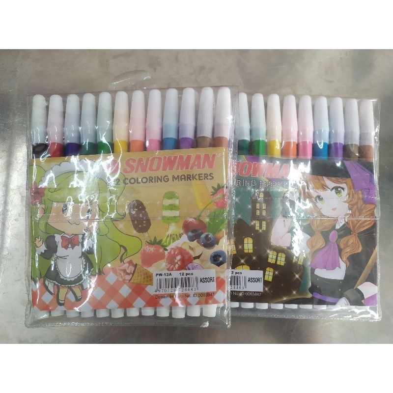 

SPIDOLKECILSNOWMAN12WARNACOLOURINGPENPW-12A
