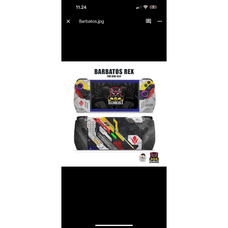 Asus ROG Ally Premium 3M Skin Gundam from Techbeast