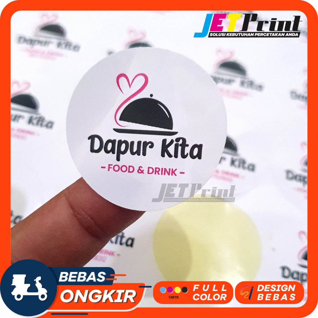 

Cetak Sticker Label Chromo / Bontax A3+ Include Cutting