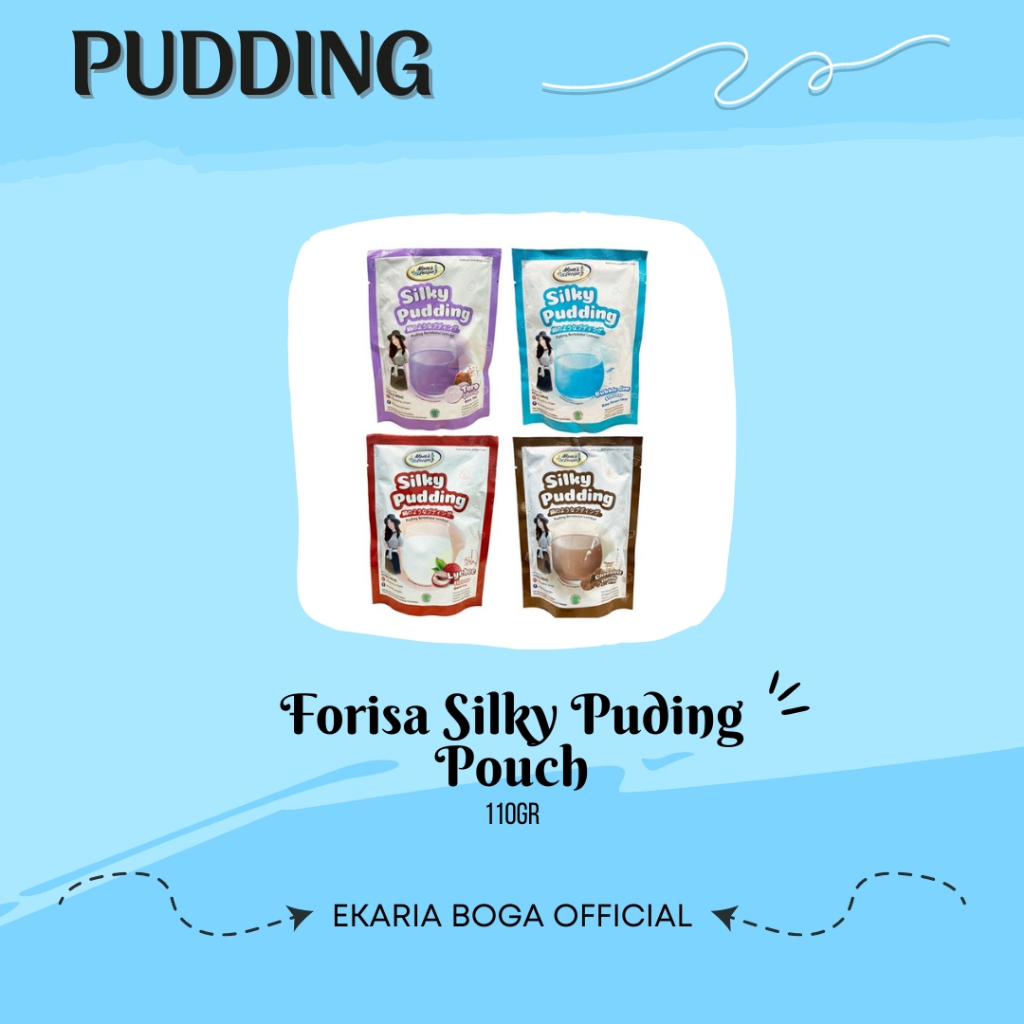 

JELLY | PUDDING | MOM'S RECIPE SILKY PUDDING | SILKY PUDDING FORISA | FORISA SILKY PUDING POUCH 110GR