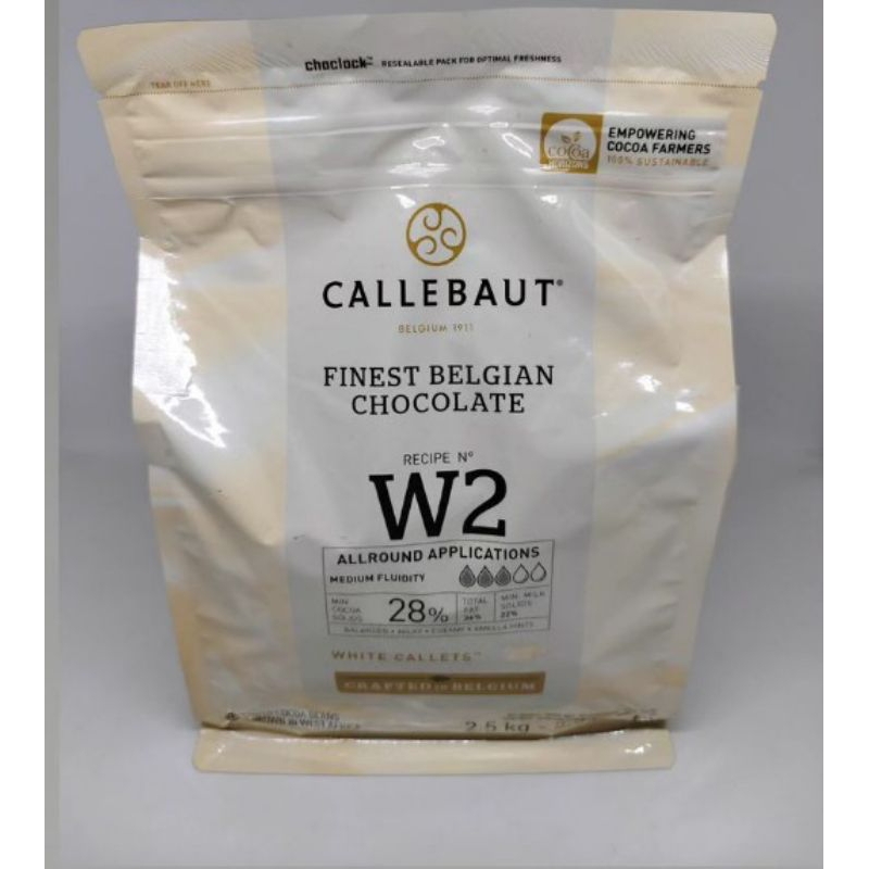 

Callebaut W2 White per 100gr