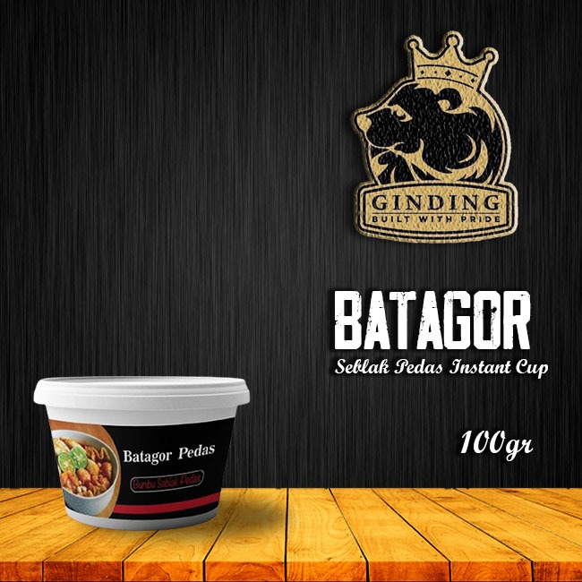 

Batagor Seblak Pedas Instant Cup