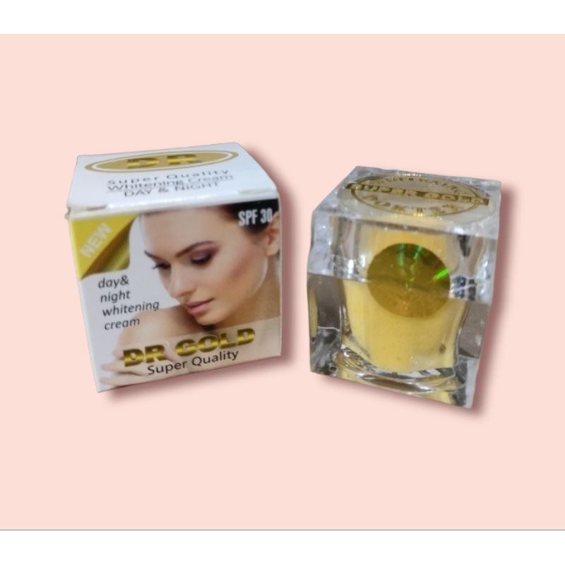 Cream Dr gold original whitening Super//Dr gold Dus putih lusinan