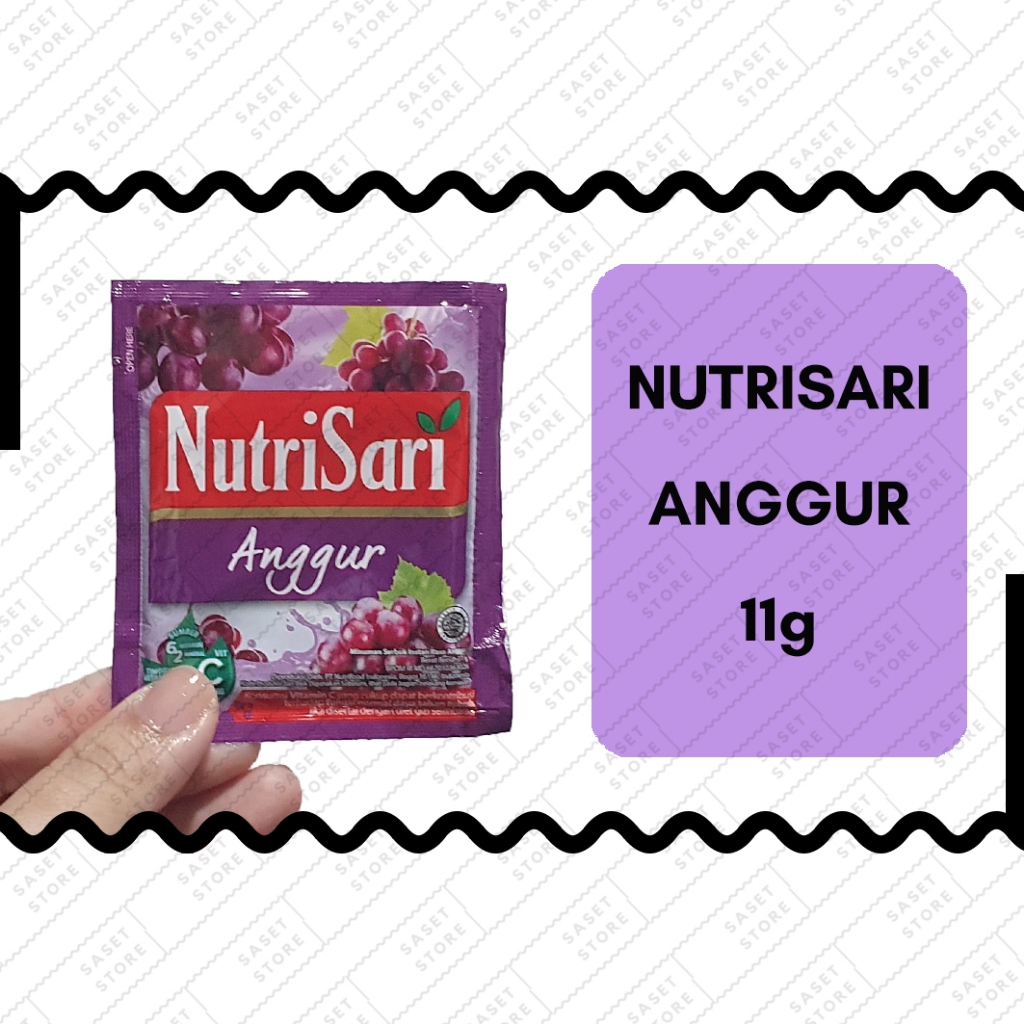 

Nutrisari Anggur 11g Sachet Minuman Serbuk Instan