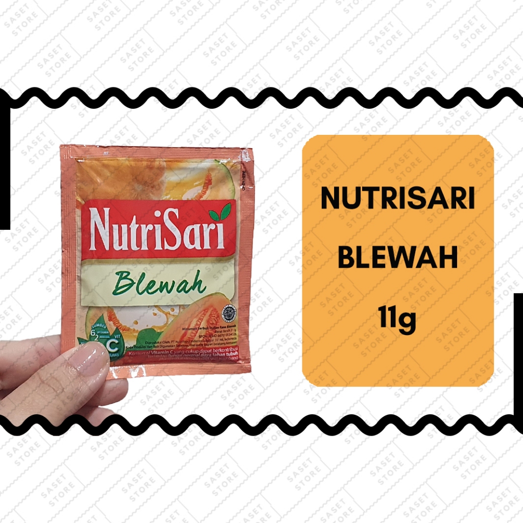 

Nutrisari Blewah 11g Sachet Minuman Serbuk Instan