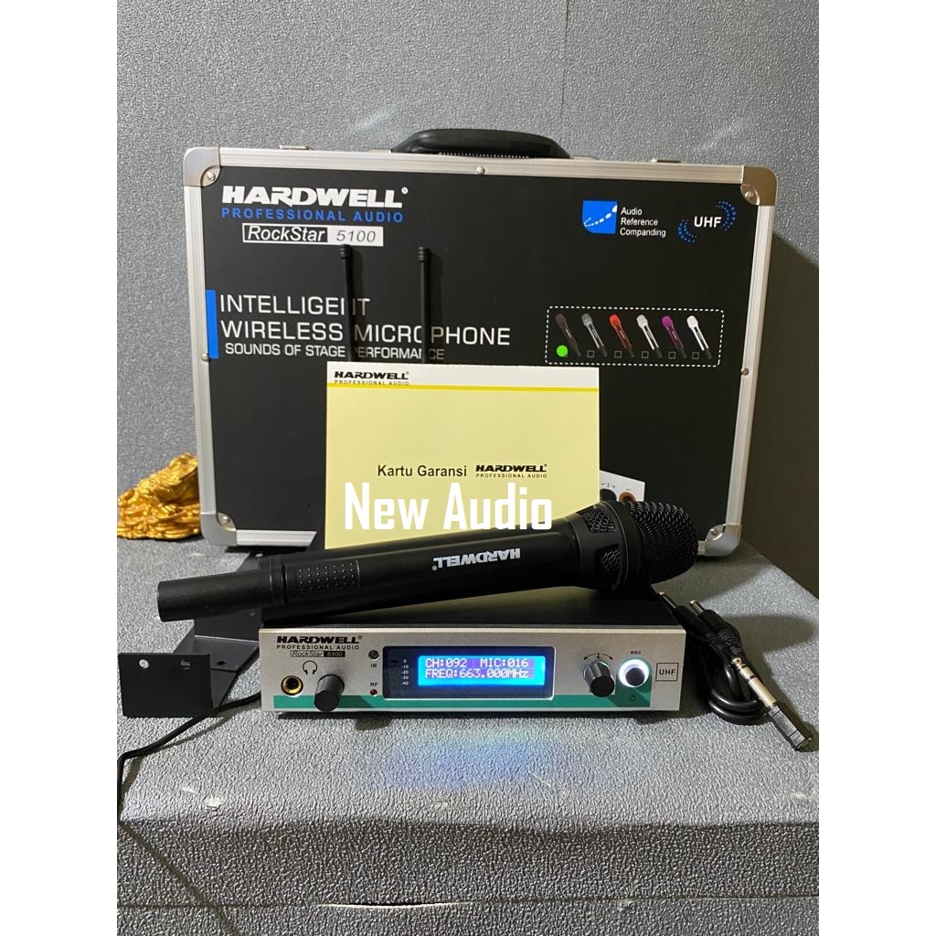 Mic wireless hardwell rockstar 5100 original free koper Single mic hardwell ROCKSTAR5100