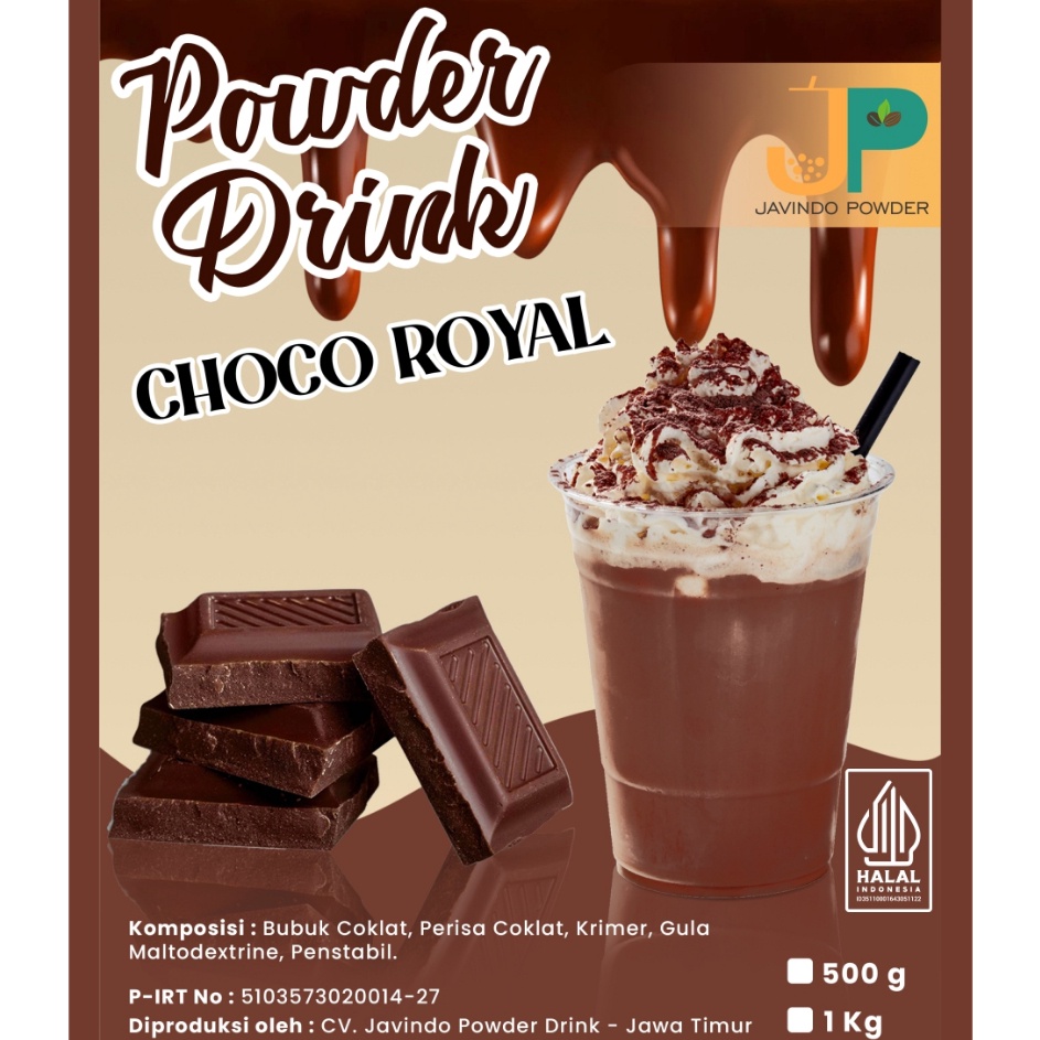 

[KODE GISNW] Bubuk Minuman Choco Royal 1 Kg