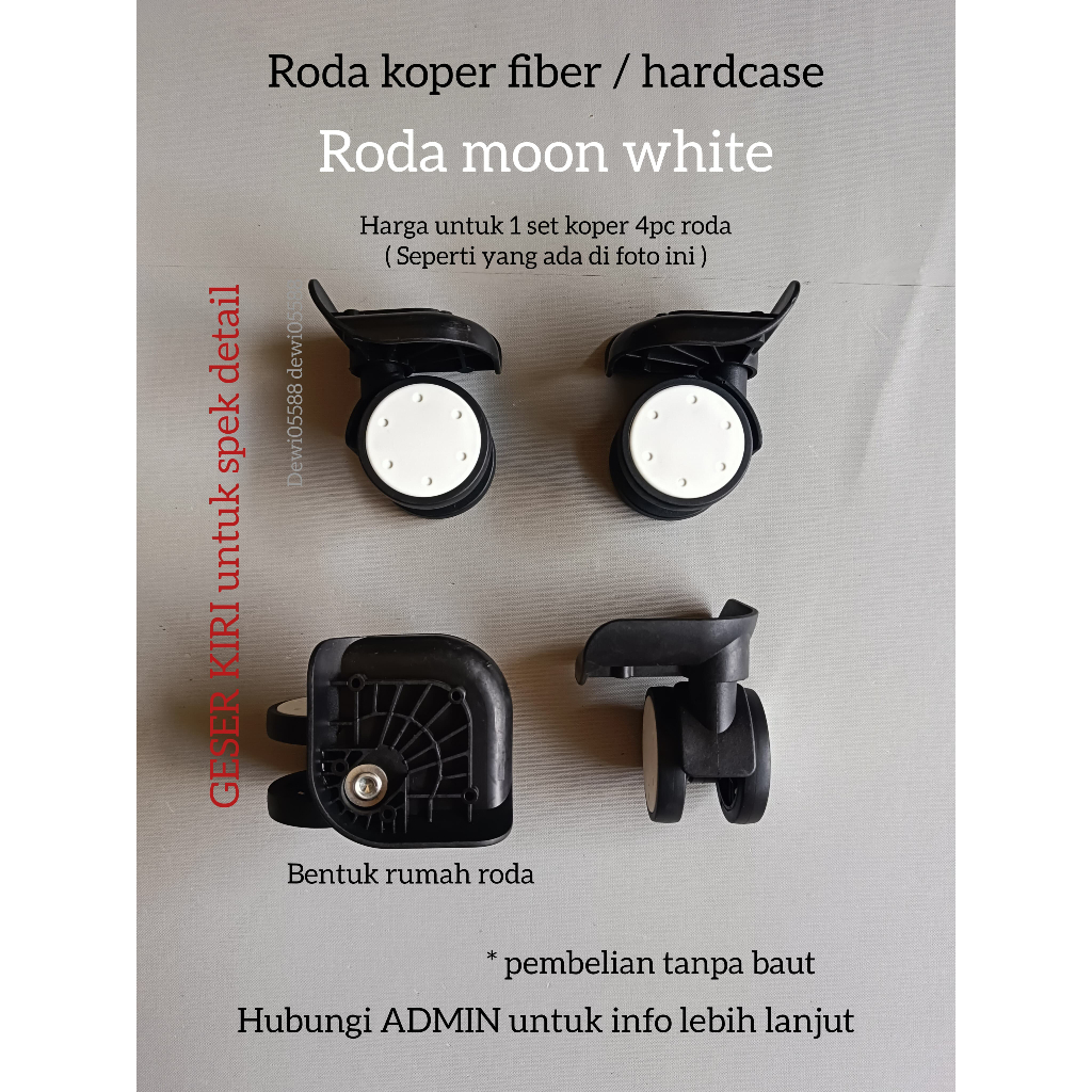 NEW RODA KOPER, RODA KOPER DOBEL WHEEL, RODA DOUBLE WHEEL, RODA KOPER PUTAR 360, RODA PUTAR 360,