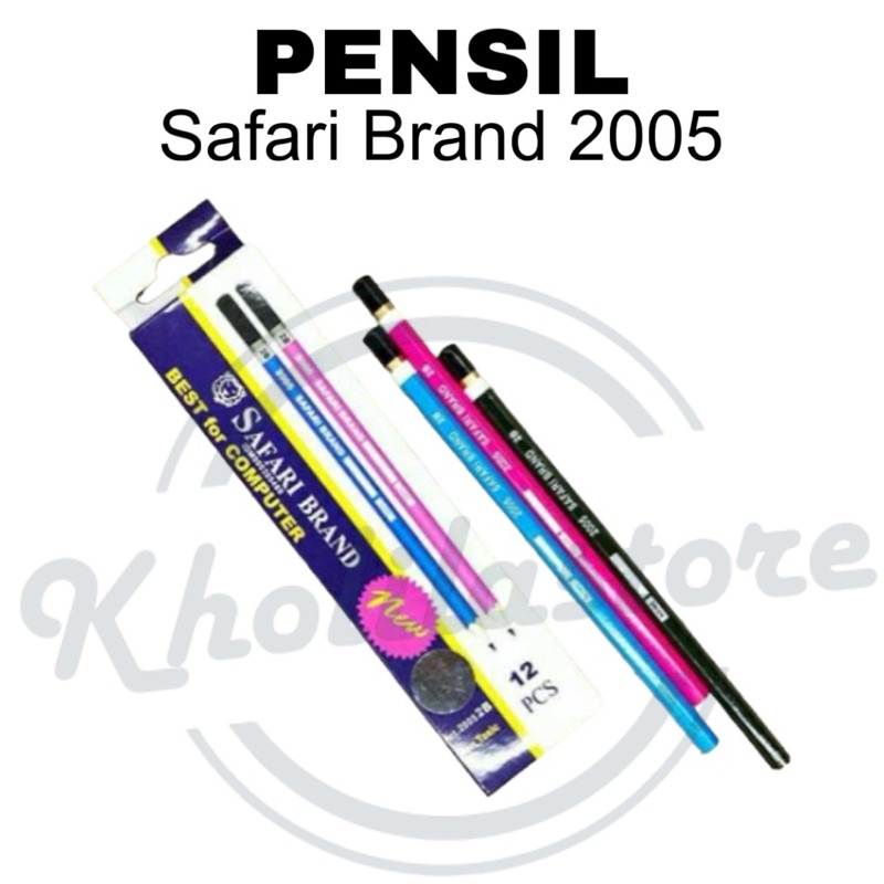 

Pensil 2B Safari 2005 isi 12 pcs