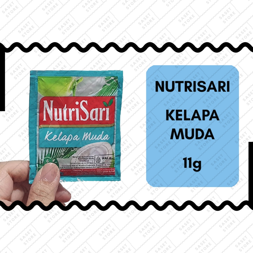 

Nutrisari Kelapa Muda 11g Sachet Minuman Serbuk Instan