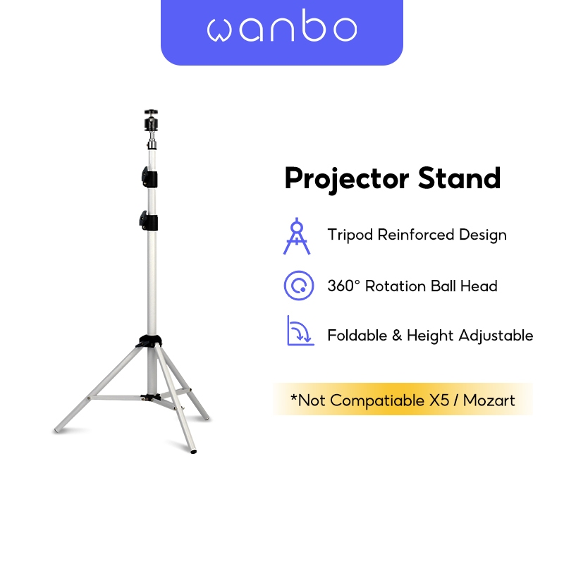 Wanbo Projector Holder  Projector Folding Floor Stand  Not Compatiable X5/Mozart Wanbo Bracket Untuk